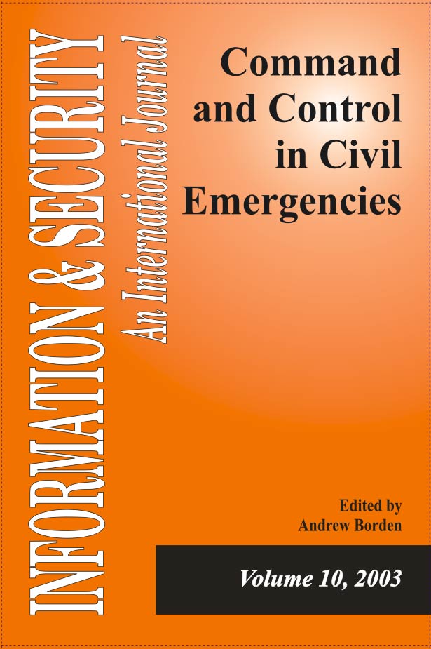 I&S 10: Command and Control in Civil Emergencies