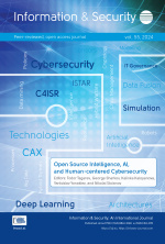 ISIJ 55: Open Source Intelligence, Artificial Intelligence, and Human-centered Approaches to Cybersecurity and Countering Disinformation (cover)